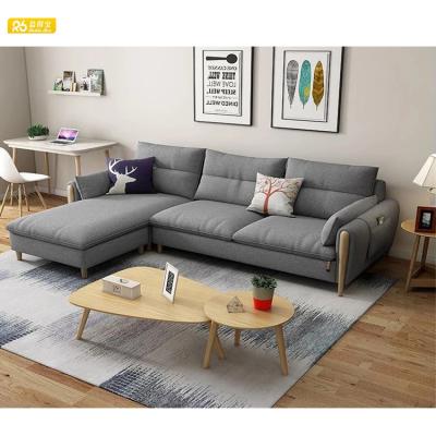 China Modern Living Room Furniture Sofa Latest Cover Removable Design Seats L Shaped Fabric Sofa for sale