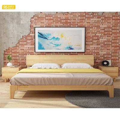 China Latest King Furniture Comfortable Chinese Wooden Bed Head Soft Bed for sale