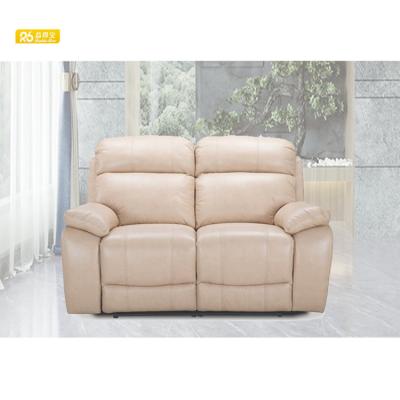 China 2 seat extendable leather recliner sofa with 2 piece sectional sofa from recliner sofa manufacturer for sale