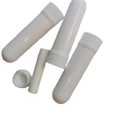 China White Health Care Products PP Mask Nasal Inhaler Sticks With High Quality Cotton Wicks for sale