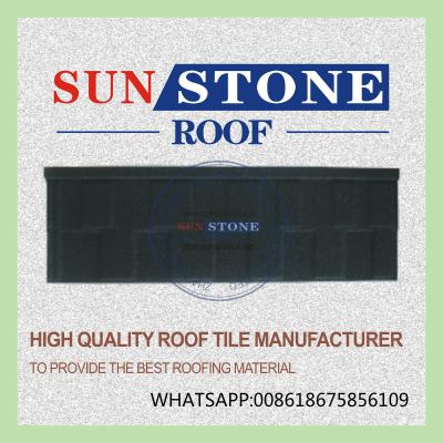 China ISO, SONCAP,CE, SGS certified stone coated metal roof tile Shingle 1335mm*430mm for sale