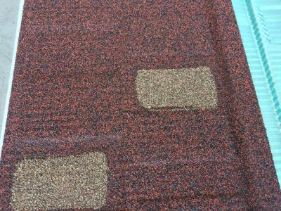 China Larger Philippines roofing stone chip coated aluminium sheet  shingles steel roofing price list from China for sale