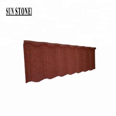 China New Available Roof Tile Roll Forming colorful stone Coated Roofing sheet Easy To Install And Operate for africa market for sale