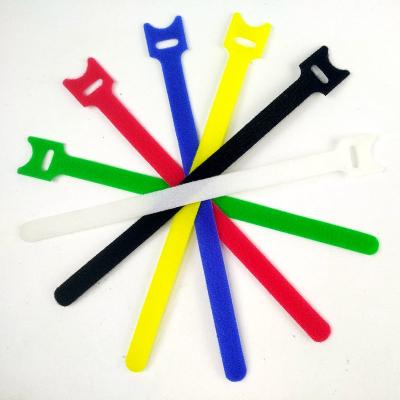 China Exciting Colorful Self Hook And Loop Hook And Loop Bandage Straps Back To Back Hook And Loop Cable Tie for sale