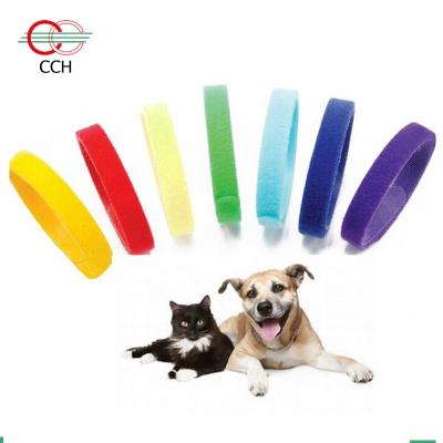 China Colorful Viable Back To Hook And Loop Cable Tie Back Cat Collars Wholesale for sale