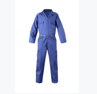 China 2020 Fashion EN13688 Factory Coveralls Cotton Antistatic Material With Blue Pocket Work Protection GMC-1002 for sale