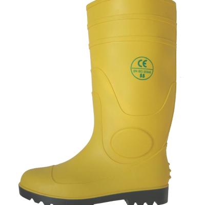 China Hot Sale Fashion Good Quality Safety PVC Gum Boots Oil Resistance Waterproof For Construction menGMS-ANA001 for sale