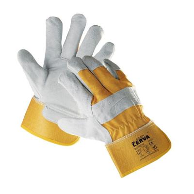 China Extra reinforced protection on palm and index areas work good quality competitive yellow palm gloves merchanical gloves full protection for construction men GMT-HD6020-Y for sale