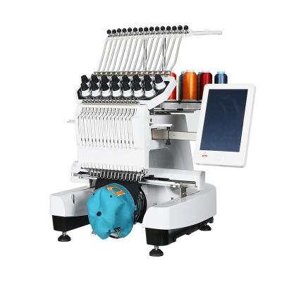 China Hat/T-shirt/garments/logos/3D Programmable STROCEAN 1200 rpm embroidery single head embroidery finishing machine with good price for sale