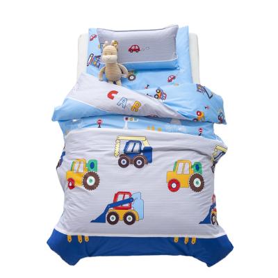 China Nondisposable Kids Easy-Wash Microfiber Bed-in-a-Bag Bedding Set - Twin for sale