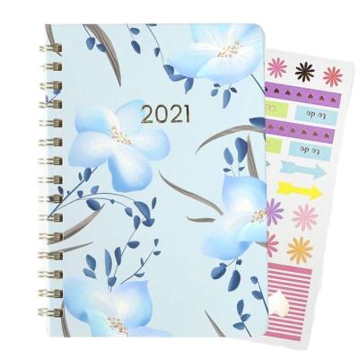 China 2021 Printed Planner Spring Coil For Notebook Spring Coil For Notebook for sale