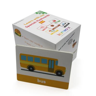 China New Type Hardboard Learning Toy Gifts Instruction Card For Children Learning Cards Bundle for sale