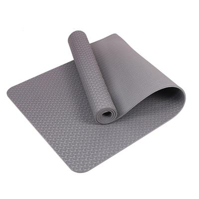 China Durable Custom Logo Color Anti Slip Eco Fitness Exercise Band High Quality Yoga Mat for sale