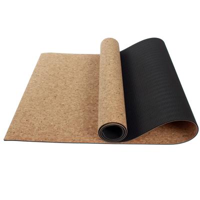 China 5mm Eco Friendly Custom Fitness Cheap Organic Gym All Natural Cork Yoga Mat, Cork Yoga Mat for sale