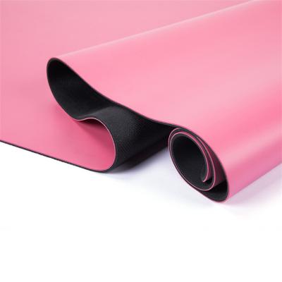 China Latest Design Eco-friendly Home Fitness New Arrival Natural Rubber PU Leather Yoga Mat for sale