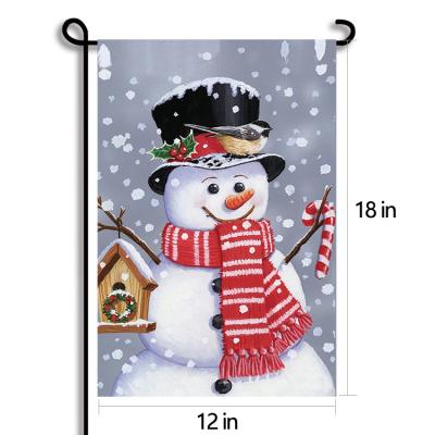 China Mordern Luxury Wholesale 12.5x18 Inch Sublimation Double Sided Garden Flag Blank for sale