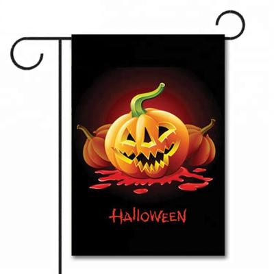 China Mordern Luxury Factory Polyester High Quality Cheap Halloween Garden Flag for sale