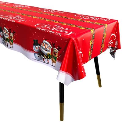 China Factory Price Rectangular Tablecloth Premium Quality Table Cloth Plastic Tablecloth for sale