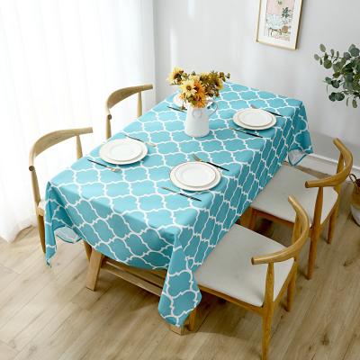 China High Quality Custom Print Kitchen Water Repellent Tablecloths Waterproof Fancy Tablecloths for sale