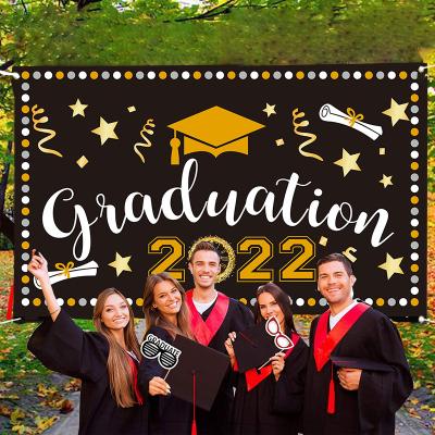 China Health care institute 2022 new Amazon graduate couplet curtain graduation season banner photo background cloth 180*110cm for sale