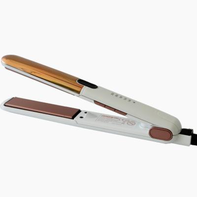 China Hotel Professional Argan Oil Infused Hair Straightener Straightener with Ceramic Dishes 230 Degree Variable Temperature Control for sale