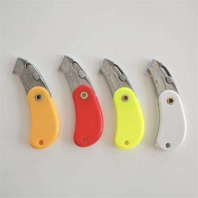 China Promotion\Business\Mini Plastic Folding Knife Small Automatic Box Knife New Bound Folding Knife School\Office Stationery for sale