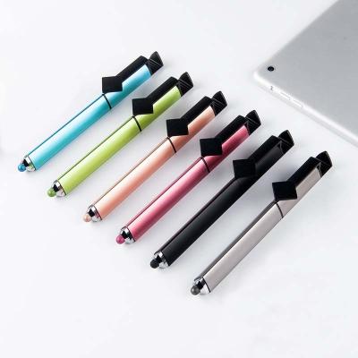 China Promotional Wholesale Gel Pen Cell Phone Holder Pen Customized Logo for sale