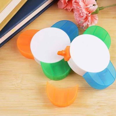 China Promotional Markers & Highlighter Bars 3 in 1 Flower Shape Highlighter Bar Pen, Custom Branding Highlighter Bar Pens for sale