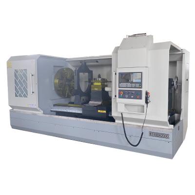 China CK61110 Heavy Duty Machinery Repair Shops Flat Bed CNC Lathe And Milling Machine Combo With 4 Station Turret for sale