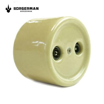 China Durable Wholesale Retro Vintage Style Porcelain TV Ceramic Universal Socket for sale