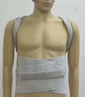 China BS -10 Dual Adjustment Back Support Brace , Orthopedic Lumbar Support for sale