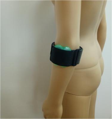 China ES -02-1 Nylon / Cold Gel Elbow Tendonitis Brace , Adjustable Elbow Support Brace for sale