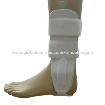 Chine Accolade d'Orthosis de pied d'air/cheville de mousse, accolades de cheville universelles d'étrier de taille à vendre