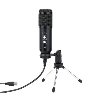 China USB Microphone Desktop Condenser Microphone With 3 Leg Adjustable Stand for sale