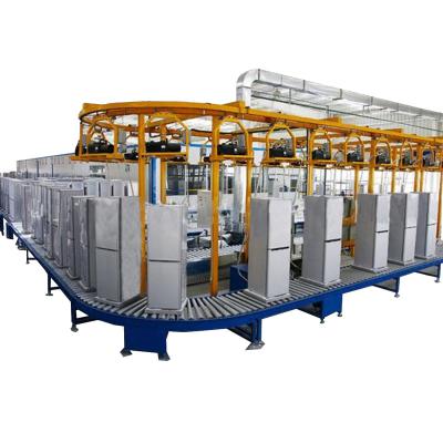 China Automation Equipment Machining Chain Panel Gear Cooler Automatic Assembly Line For Refrigerator Production for sale