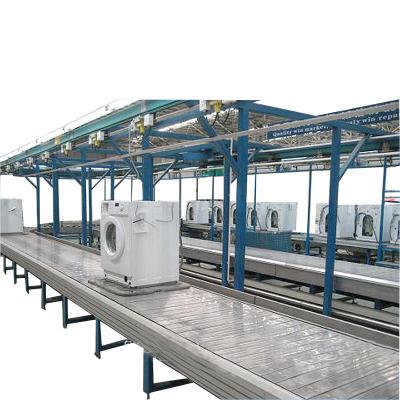 China Automation Equipment Equipment Inclined Line Washing Machine Assembly With Gravity Rollers for sale