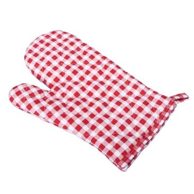 China Easily Cleaned Pot Holder BBQ Cooking Oven Gloves Cotton Lining Heat Resistance Oven Mitt for sale