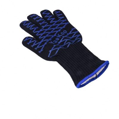 China Easily Cleaned BBQ GlovesBBQ Custom Heat Protection Cooking Gloves Household Kitchen Oven Gloves for sale