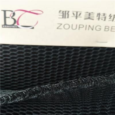 China Wholesale Shrink-Resistant 100 Polyester Black Air Mesh Fabric From Factory for sale