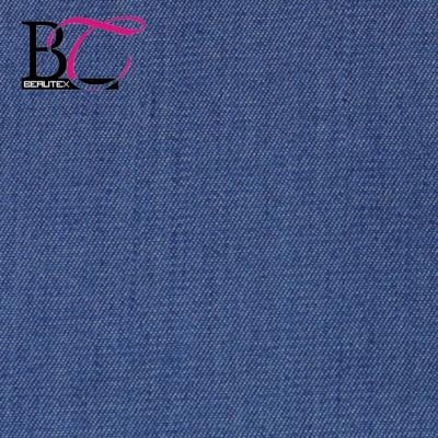 China Plain 100% lyocell tencel denim fabric for women dress for sale