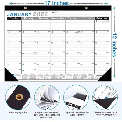 China Universal / Eco-Friendly 365 Day Advent Calendar Custom Desk Wall Pad with Daily Toss List Plans Schedule and Notes for Planning and Organizing for sale