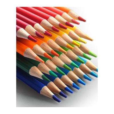 China Hot Selling Colorful Set of Art Pencils Promotional Colored Pencils Basswood/Poplar Wood Factory Wholesale Supply Pencils for sale