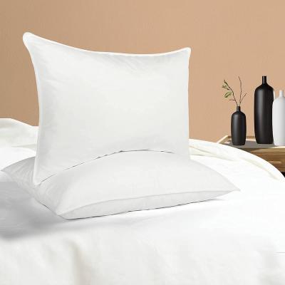 China Antistatic Premium White Goose Feather And Down Filled Pillow for sale