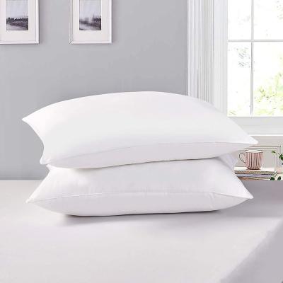 China Wholesale Anti-static Soft High Quality Down Feather Filled Pillow Bed Pillows Pure Down Feather White For Hotel for sale