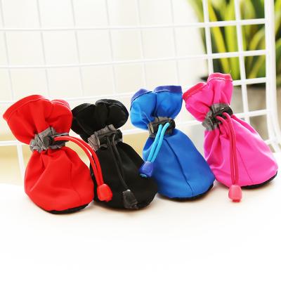 China Heat Dog Shoes Winter Waterproof For Teddy Puppy Warm Chihuahua Sports Dog Boots Small Medium Large Plush Dogs Accessaries for sale