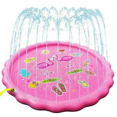 China Educational Toy Amazon Hot Sales Man Pad And Sprinklers Play Mat Splash Mat 68inch for sale