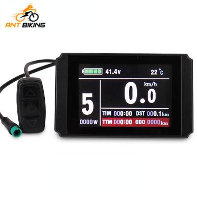 China Electric Bicycle LCD Display 24V 36V 48V Ebike Installation E-Bike Speedometer 3.5