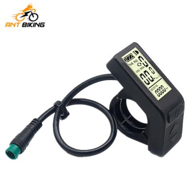 China Mini Plastic LCD Display For Electric Single E-Bike Single Waterproof Tachometer Display Conversion Ebike Bicycle Quick Installation for sale