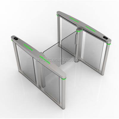 China Automatic Face Recognition RFID Security Check Gate Gates Security Turnstile Gate With Access Control 1400x120x980mm for sale