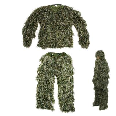 China Hunting Sniper Ghili Suit Invisibility Mask Forest Mens Hunting Camouflage Equipment Ghillie Suit Clothing for sale